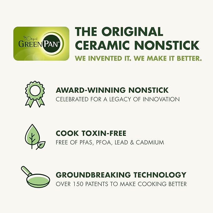 GreenPan Valencia Pro Hard Anodized Healthy Ceramic Nonstick 8" and 10" Frying Pan Skillet Set, PFAS-Free, Induction, Dishwasher Safe, Oven Safe, Gray