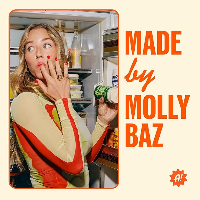 Ayoh Foods, Sando Sauce, Sandwich Sauce, (1-12 Ounce Bottle) - Creamy & Flavorful, Perfect for Sandwiches, Wraps & Dips, Created by Molly Baz (Hot Giardinayo)