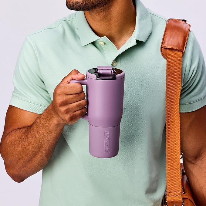 BrüMate Müv - 25oz 100% Leak Proof Insulated Coffee Mug with Handle & Lid - Stainless Steel Coffee Travel Mug - Double Walled Coffee Cup (Kiwi)