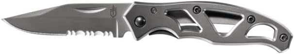 Gerber Gear Paraframe EDC Folding Pocket Knife with Safety Lock for Everyday Carry, Gifts for Men
