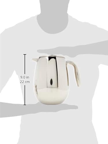 Bodum 51 oz Columbia Thermal French Press Coffee Maker, Insulated Double Wall Stainless Steel, Chrome