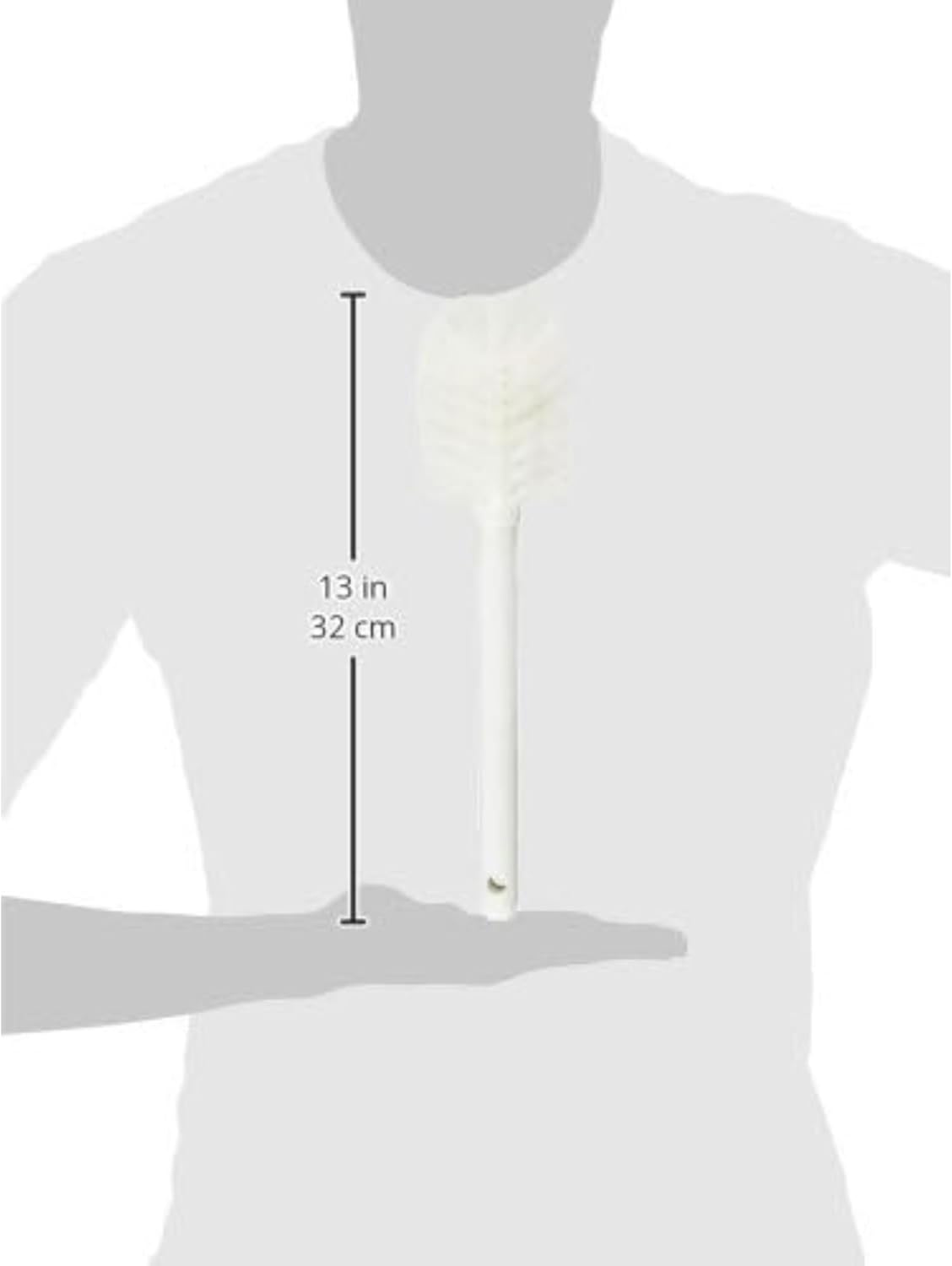 SPARTA 367600TC02 Plastic Household Dish Brush, Dish Brush, Dish Scrub Brush With Lightweight Or Break Resistant? For Cleaning, 11 Inches, White