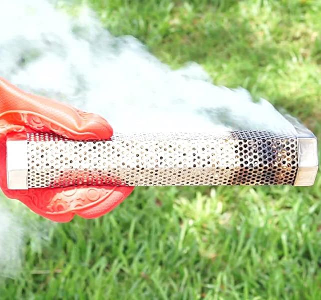 Premium Pellet Smoker Tube 12" (Set of 2) - 5 Hours of Billowing Smoke, Hot or Cold Smoking, for Any Grill or Smoker, An Easy and Safe Way to Provide Smoking, Free eBook Grilling Ideas & Recipes
