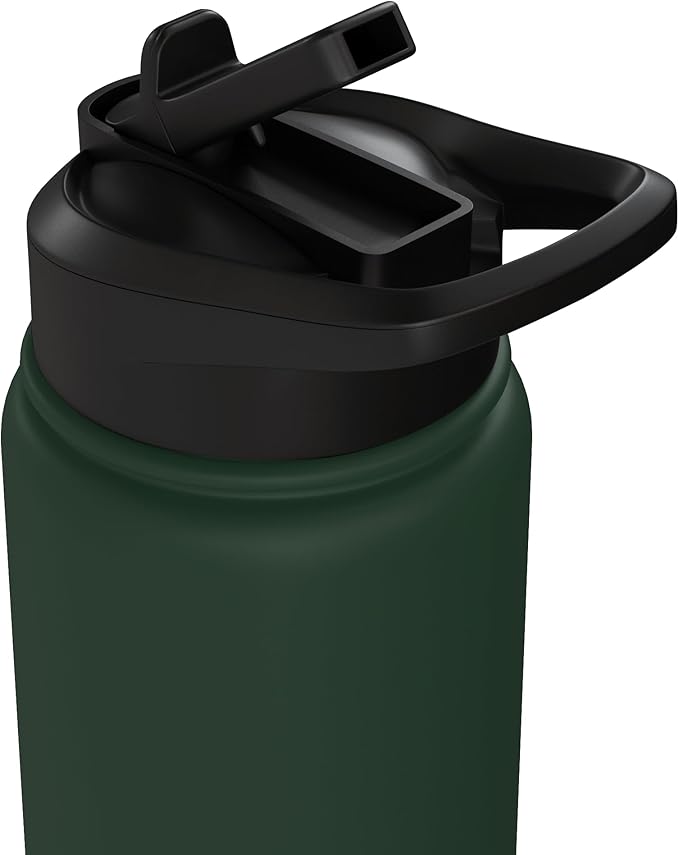 Funny Eat Local Milk Carton Minimalist Saying Stainless Steel Insulated Water Bottle