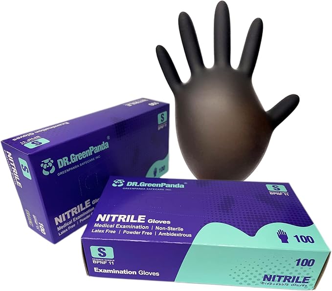 Nitrile Food Safe Disposable Medical Gloves Latex Free Powder Free for Food Prep Cooking Cleaning Exam 3mil