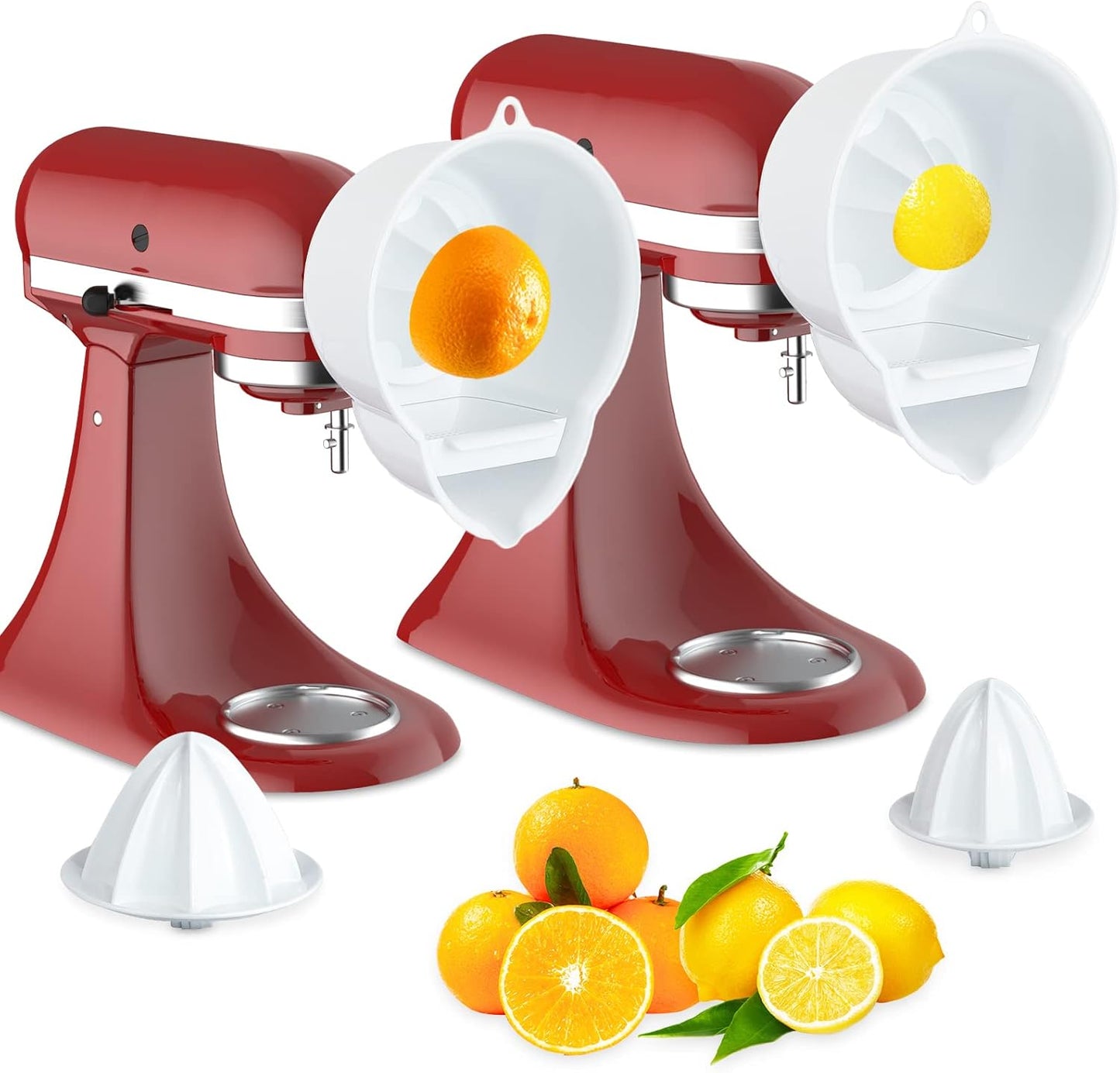 Juicer Attachment for Kitchenaid Stand Mixer with 2 Size Reamer,Juicer for Kitchenaid Stand Mixer Citrus Juice Attachment Accessories by InnoMoon
