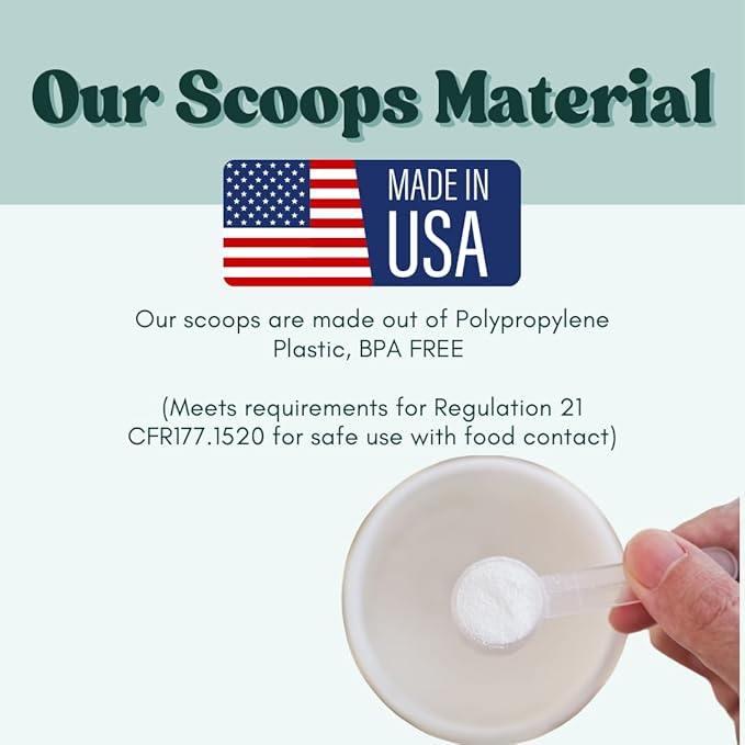 1 Cup (8 Oz. | 250 mL) Scoop for Measuring Coffee, Pet Food, Grains, Protein, Spices and Other Dry Goods (Pack of 5)