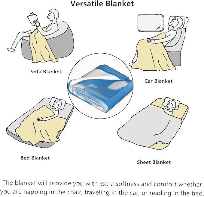 Carrot & Flower Plush Throw Blanket - Soft, Comfy, Lightweight, Warm, and Fuzzy - Ideal Gift for Men and Boys - Perfect for Couch, Bedroom, Travel, Bed - 80x60 inches