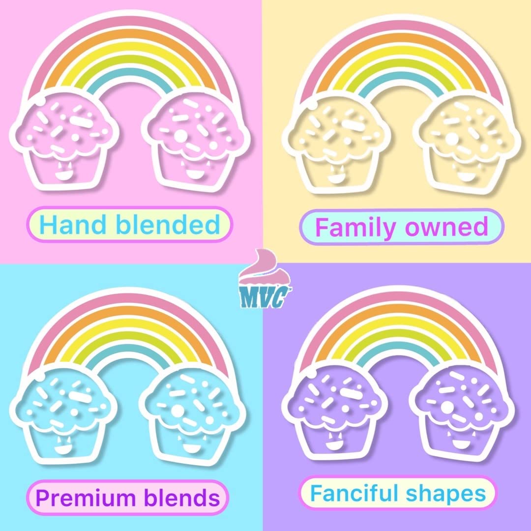 Manvscakes Sprinkles- Edible Cake and Cupcake Sprinkles with Assorted Shapes and Sizes for Parties, Metallic Sprinkle Mix for Cookies, Ice Cream, Cake and Cupcake Decorating, 4 oz (Mermaid)