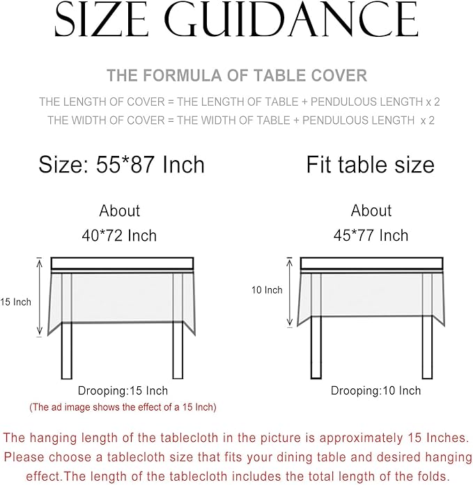 patdrea Designer Linen Vintage Blue Rectangle Tablecloth,Leaves Pattern Anti-Wrinkle Floral Table Cloth,French Decor Table Cover for Kitchen Dining,Christmas,Thanksgiving,Party,55"x87"-Ivar B