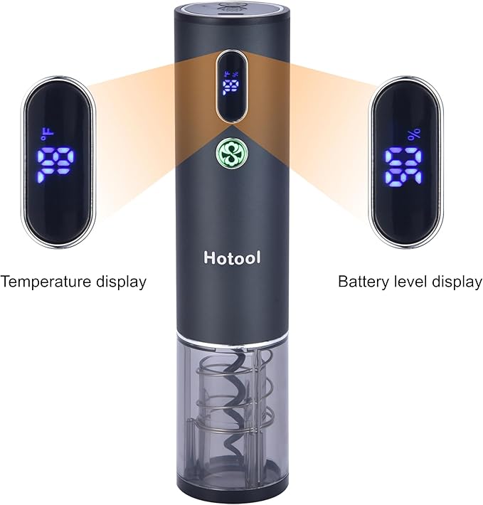 Electric Wine Opener Gift Set -USB Rechargeable Wine Bottle Opener with Foil Cutter, Wine Aerator, Wine Stoppers -Automatic Corkscrew Wine Opener for Easy Cork Removal