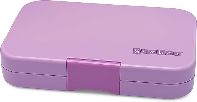 Yumbox Tapas (Seville Purple Rainbow) - Large Leakproof Bento Lunch Box for Adults/Kids, 4 Compartments - 4.2 Cups Capacity