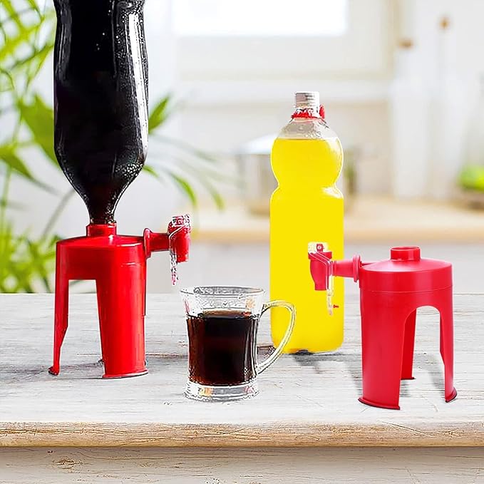 Soda Dispenser Drinking Water Dispense Machine Coke Bottle Dispenser Party Home Bar Accessory
