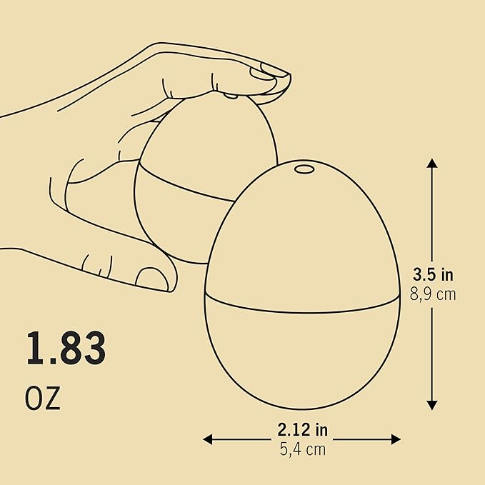Buffalo BeepEgg – Egg Timer for Boiling Eggs – Musical Egg Cooker for Soft, Medium, Hard Boiled Eggs – Food Safe – Singing Floating Egg Timer – Egg Cooker for 3 Levels of Doneness - Brainstream