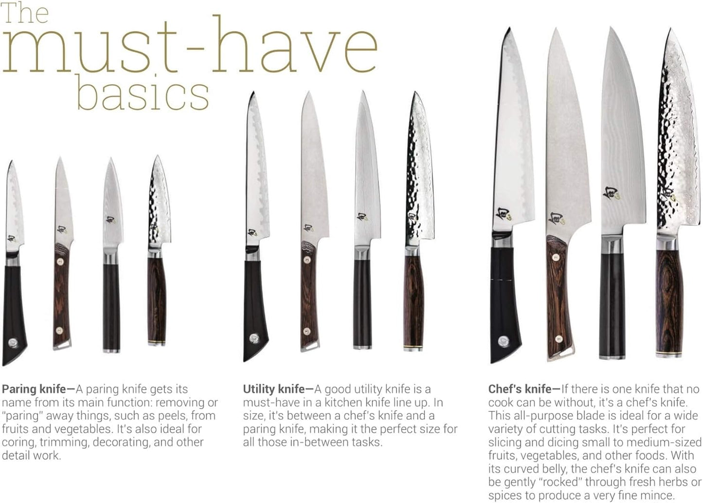 Shun Knife Care Kit, Polishing and Cleaning Kit for Knives, Restore Tarnish, Discoloration and Surface Rust, Knife Maintenance Set for Professional and Home Chefs