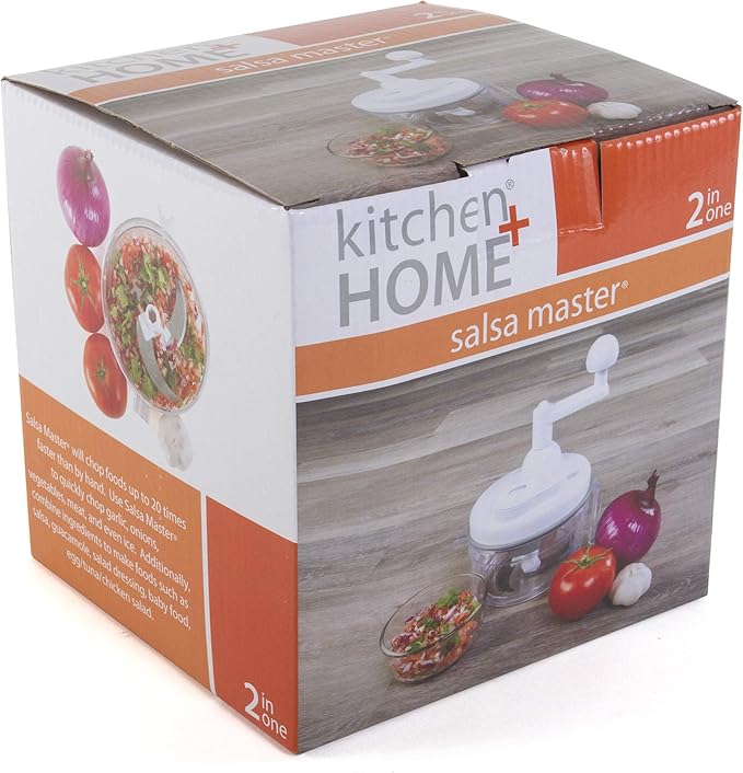 Salsa Maker, Food Chopper, Mixer and Blender - Salsa Master Manual Food Processor