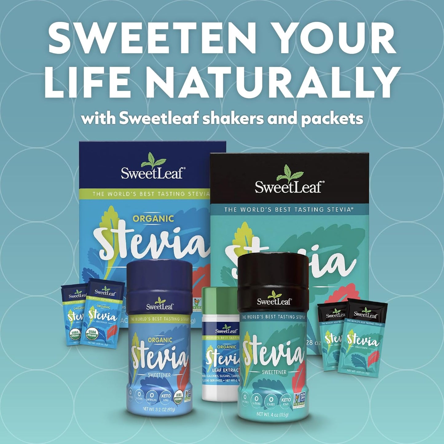 SweetLeaf Stevia Powder Shaker Jar 4 Oz Ea (Pack of 2)